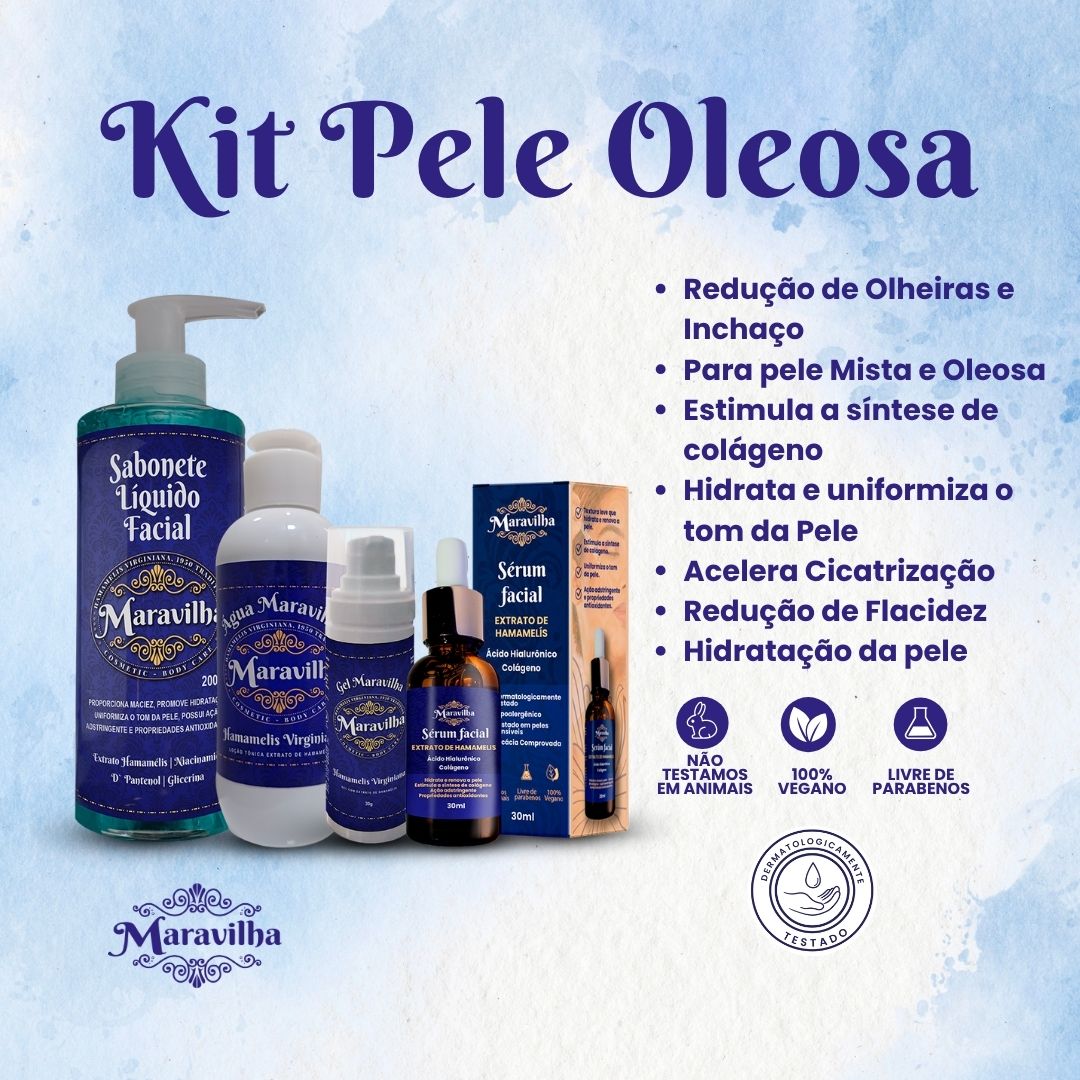 Kit Pele Oleosa e Anti-Acne