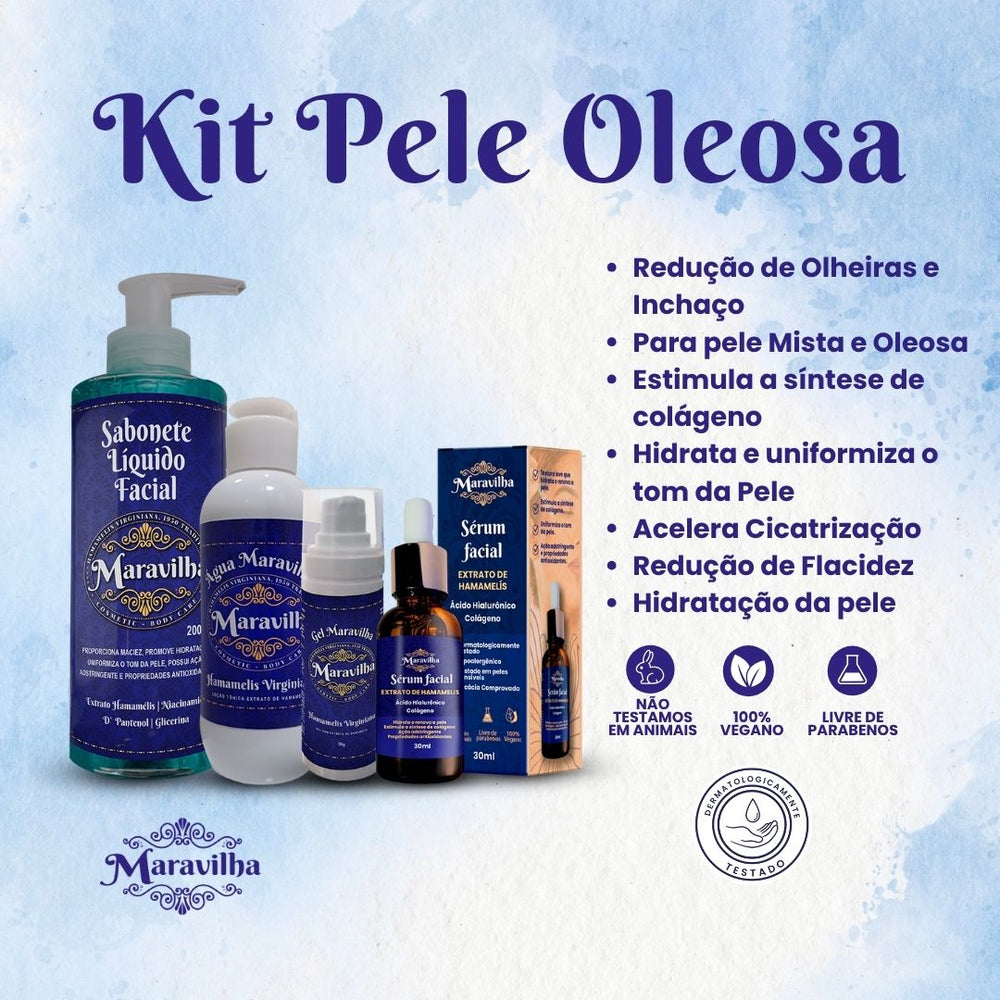 Kit Pele Oleosa e Anti-Acne