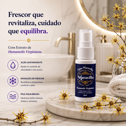 Água Maravilha de Hamamélis Spray 60ml - segunda imagem