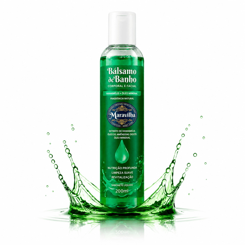 Bálsamo de banho Hamamélis & Óleo mineral Maravilha