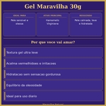 Gel Maravilha 30g
