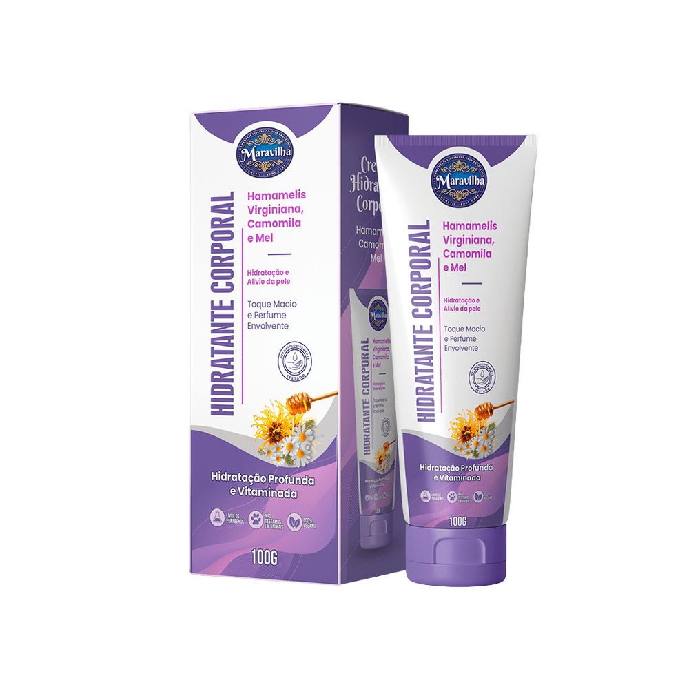 Hidratante Hamamelis + Óleo de Girassol Corporal 100g